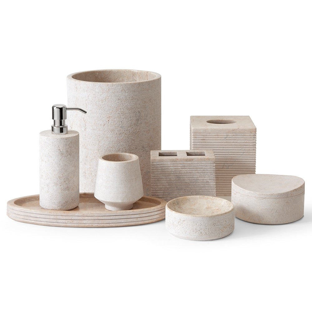 Kassatex Limestone Bath Accessories