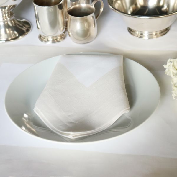 Huddleson Cinta Ivory Linen Napkin