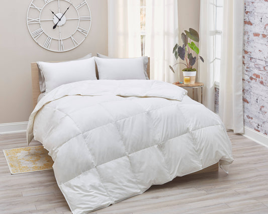 Luxury Goose Down Comforter – All-Season Weight : King 107x98