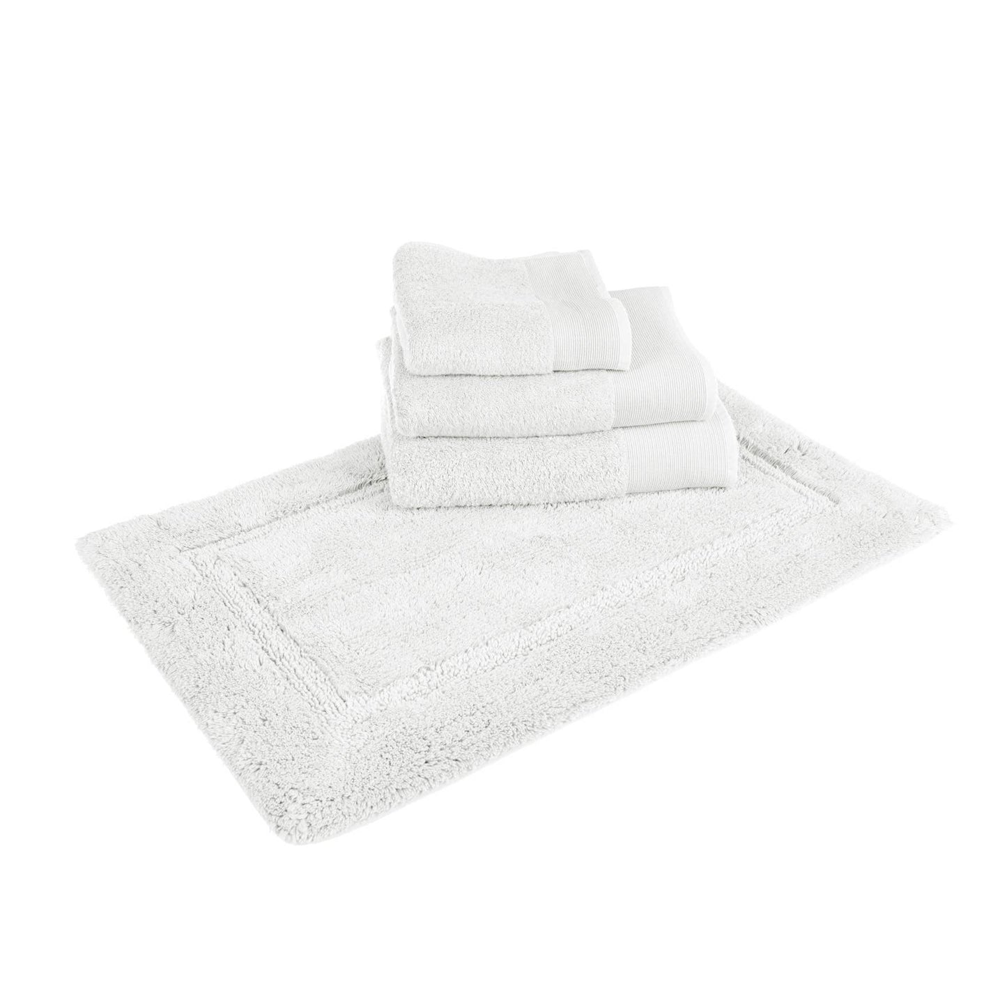 Luxury Bamboo Cotton Bath Mat Non-Slip - Ultra Soft & Thick