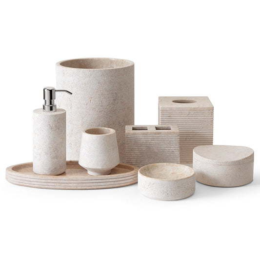 Kassatex Limestone Bath Accessories