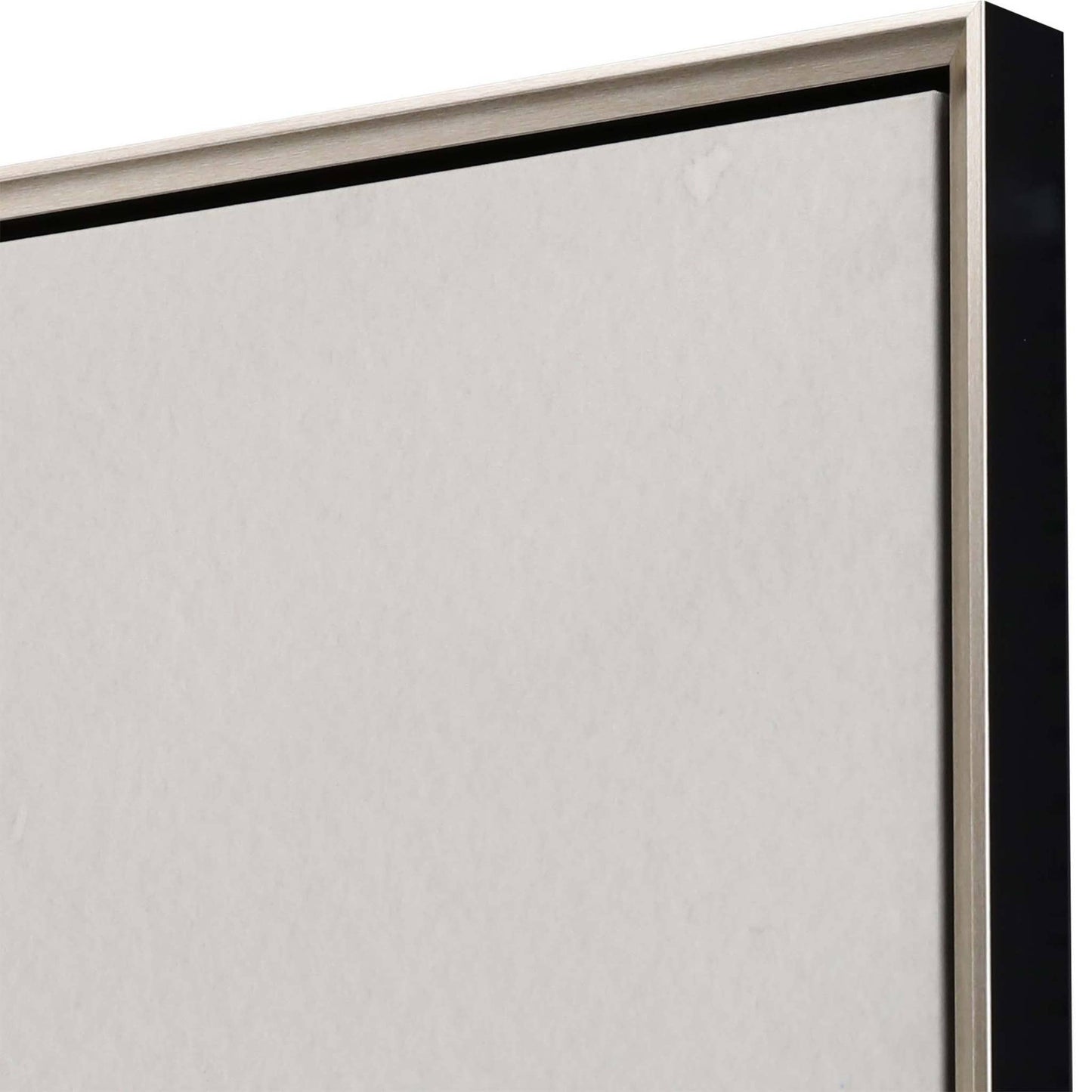 Heavy Fog Ii Canvas Silver Floater Frame Print Wall Art