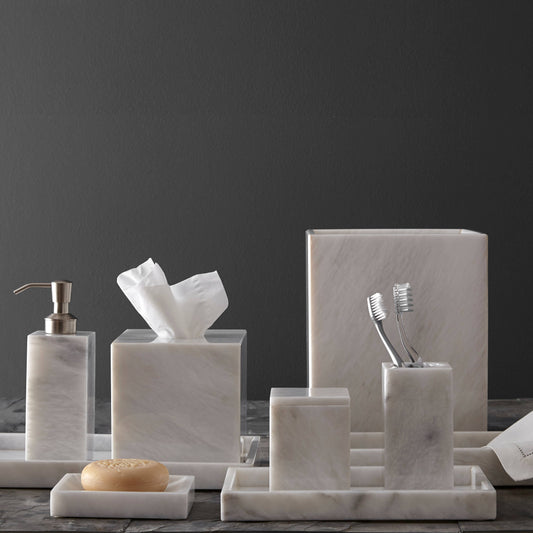 Simon Collection Pearl White Marble (Honed)