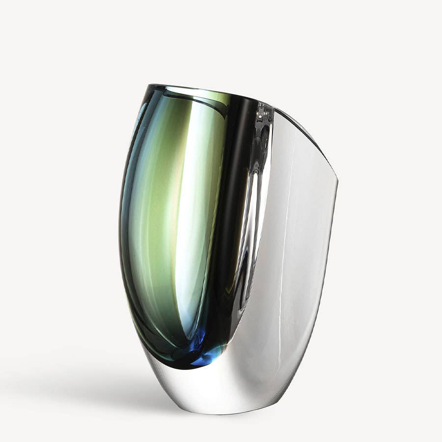 Mirage Vase Forest Green/Blue Large