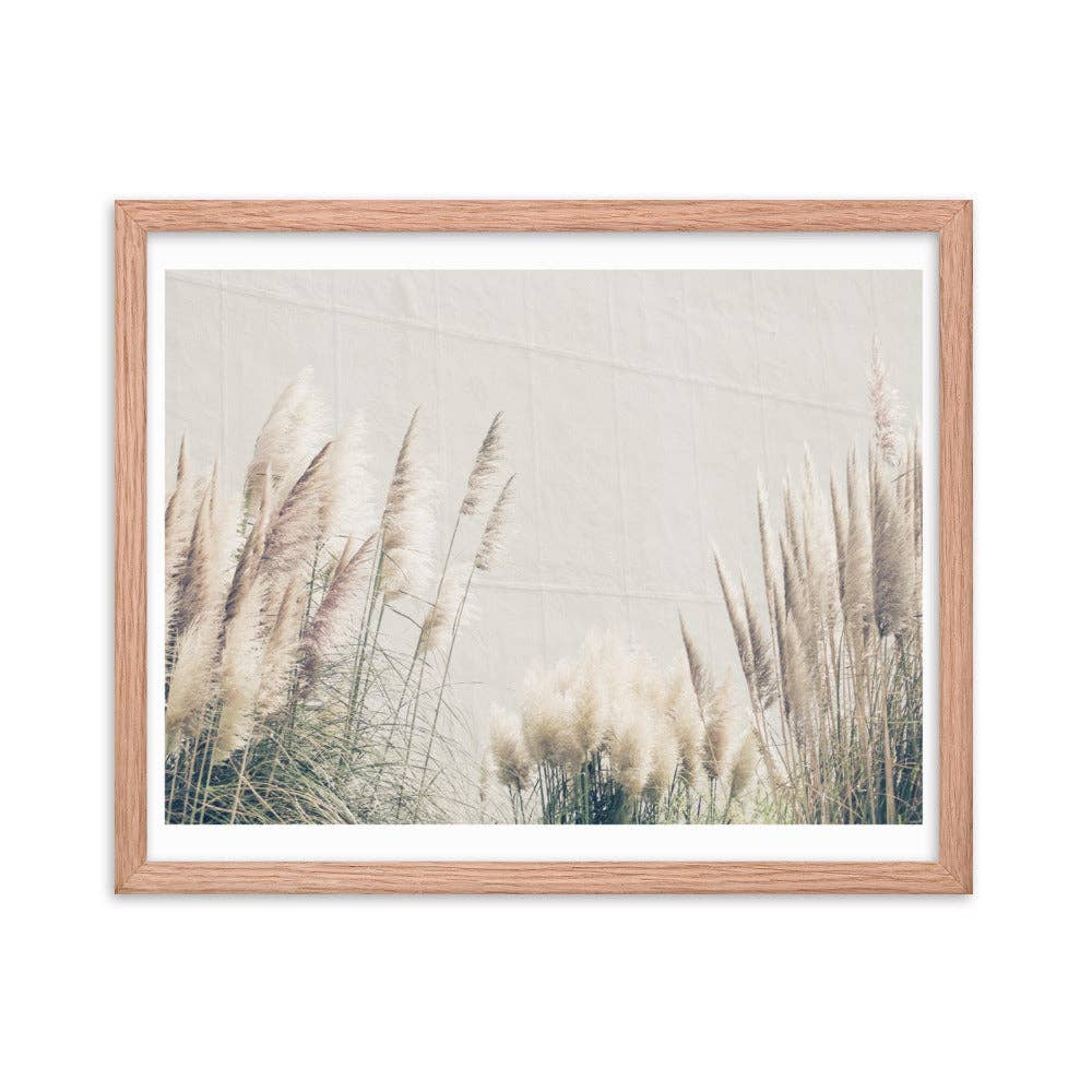 In the Wind - Framed Print: White / 18″×24″