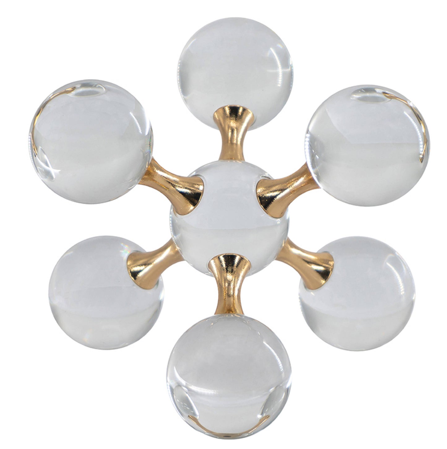 Molecular Glass Ball Decor: Large