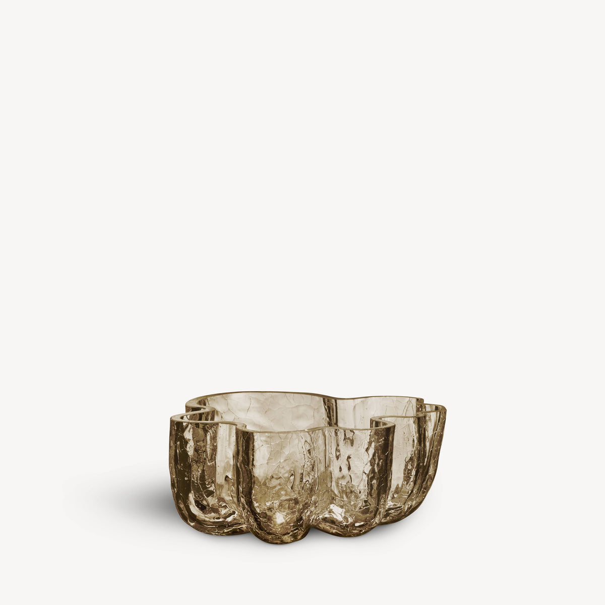 CRACKLE BOWL TAUPE