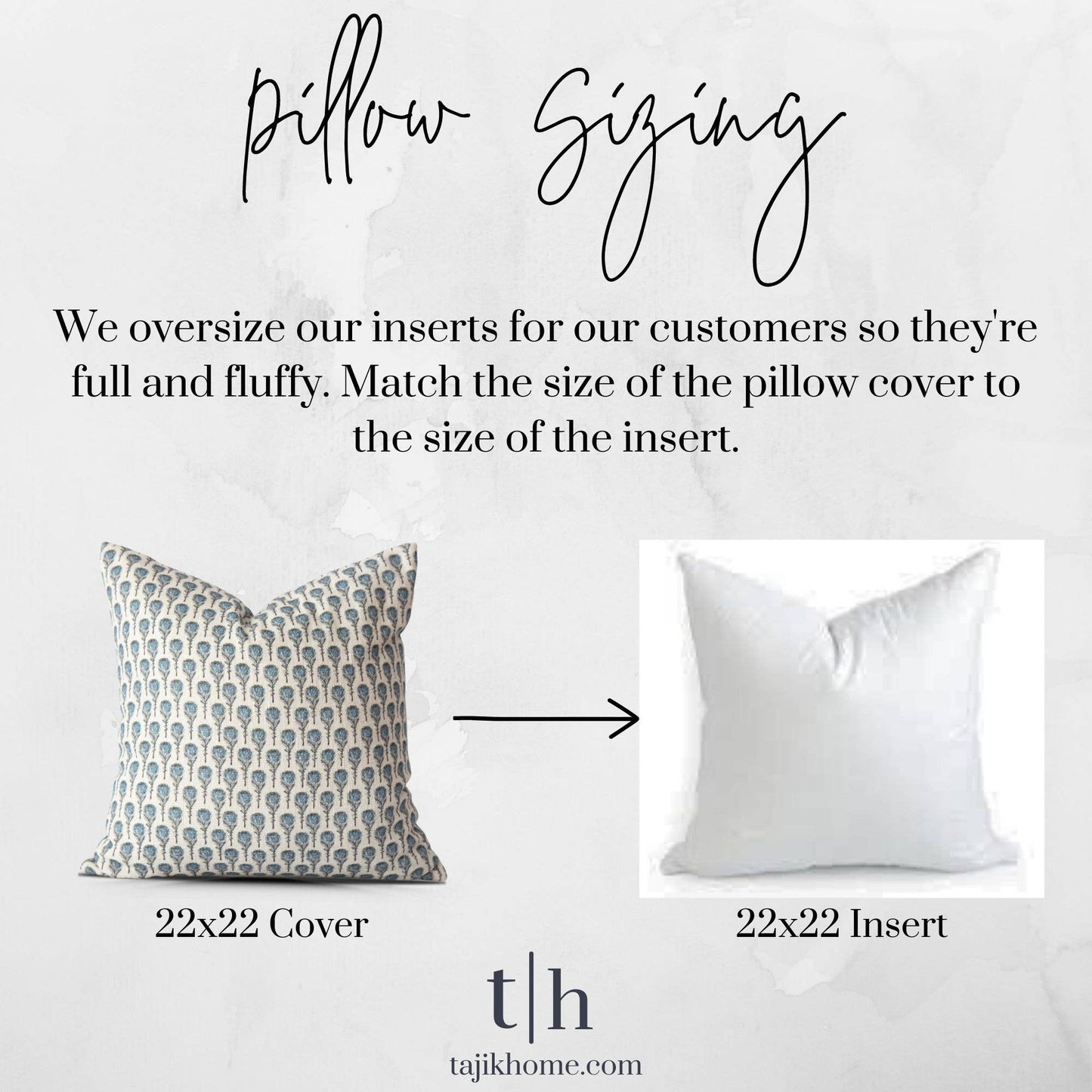 Pillow Inserts - Sold as Eaches: 20x20 / plush poly fill made in the usa