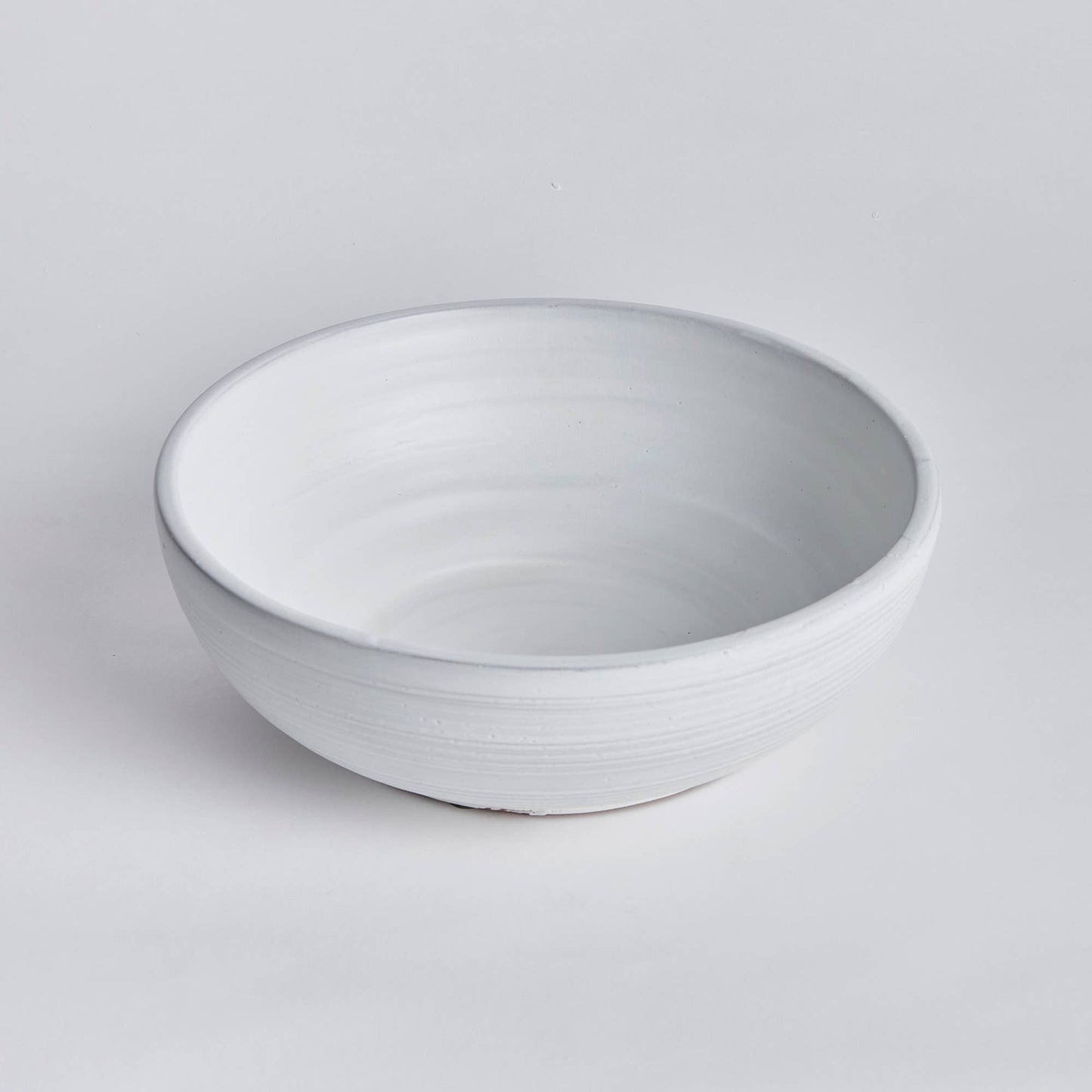 Annika Decorative Bowl: White / Terracotta