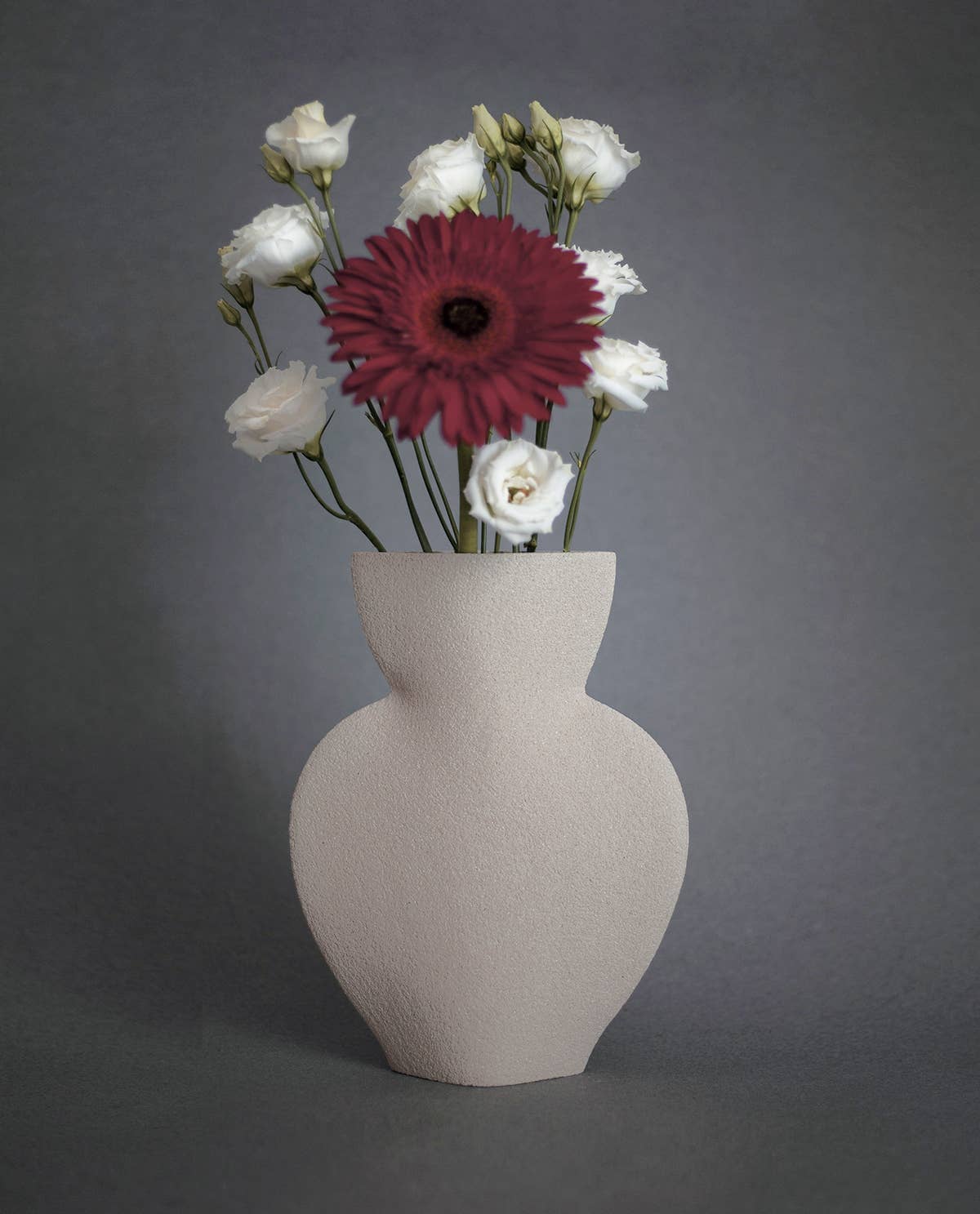 Ceramic Vase 'Amphora - White'