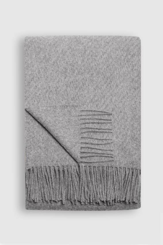 Cork Alpaca Wool Throw