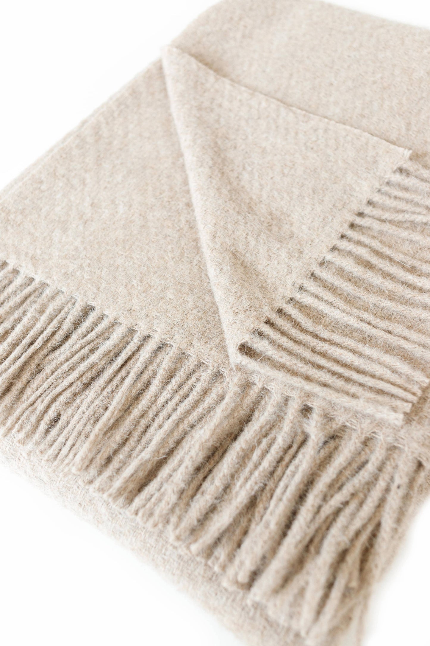 Cork Alpaca Wool Throw