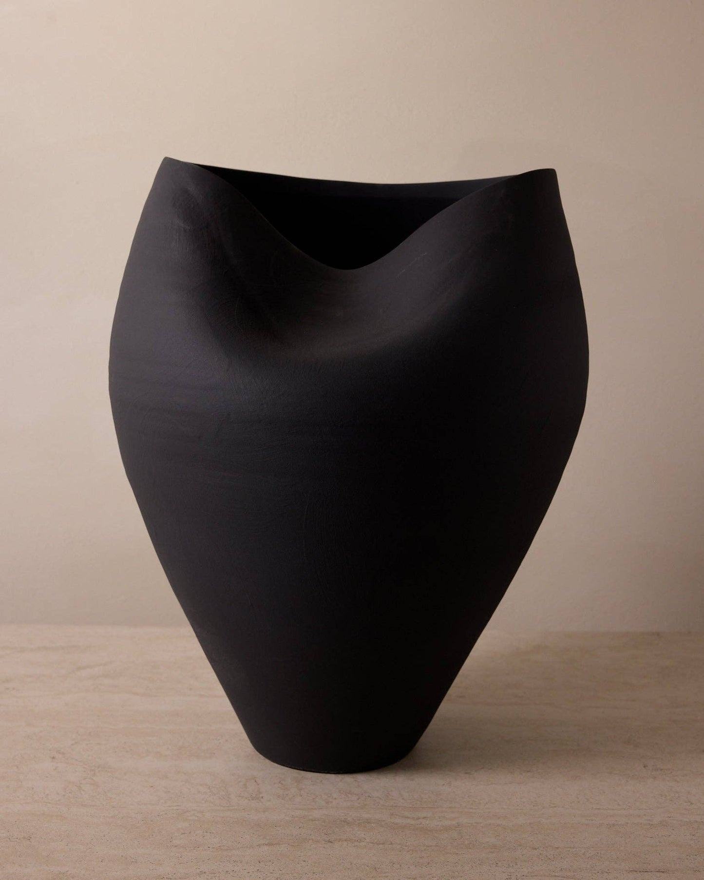 Delamo Ceramic Vase - 17" Large Decorative Vessel