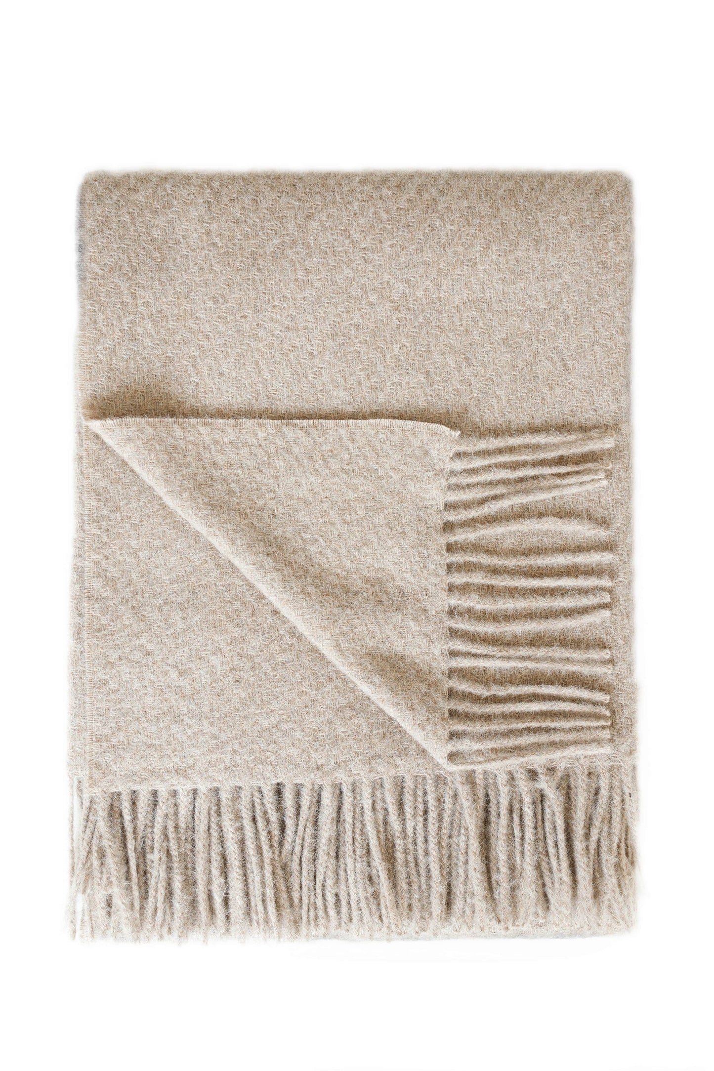 Cork Alpaca Wool Throw