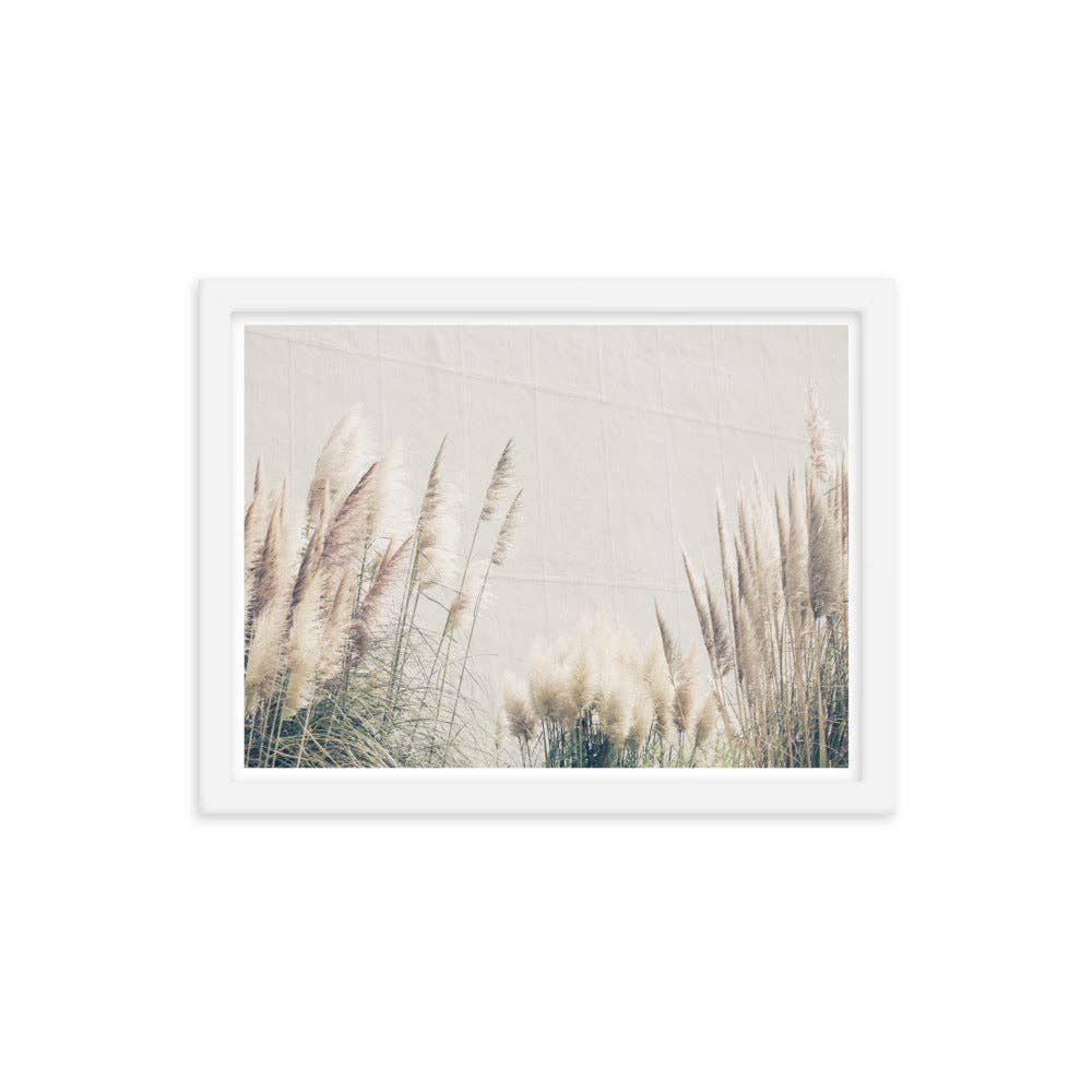 In the Wind - Framed Print: White / 18″×24″
