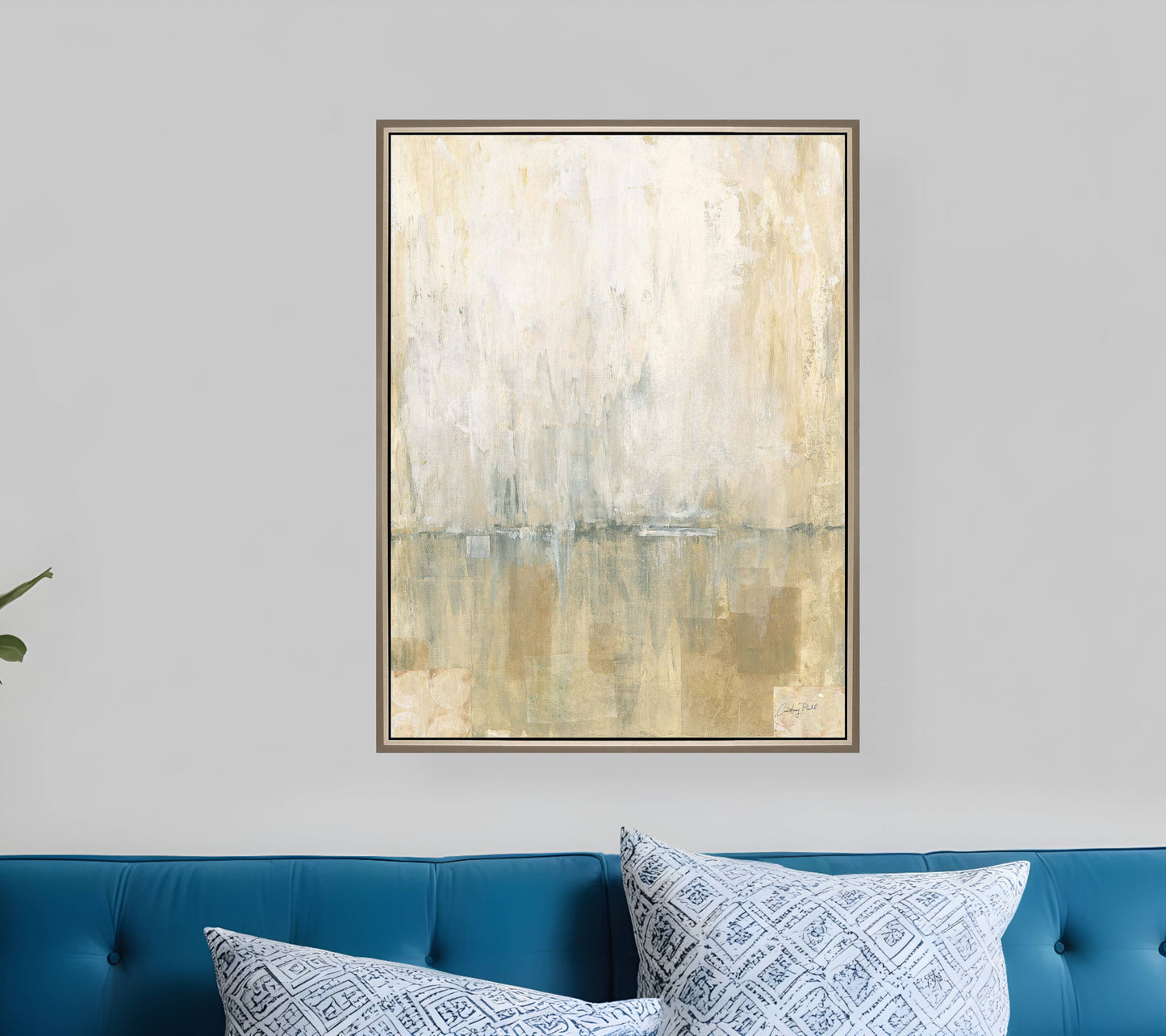 Morning Light I Silver Floater Frame Print Wall Art