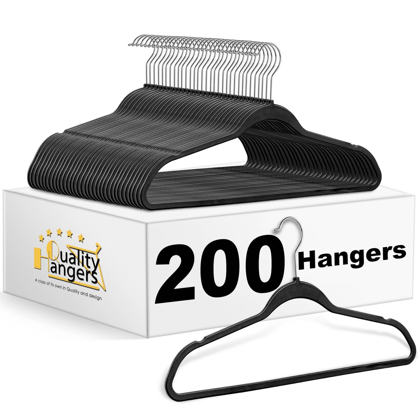 Space saving Plastic Shirt Hangers - 200/case: Ivory
