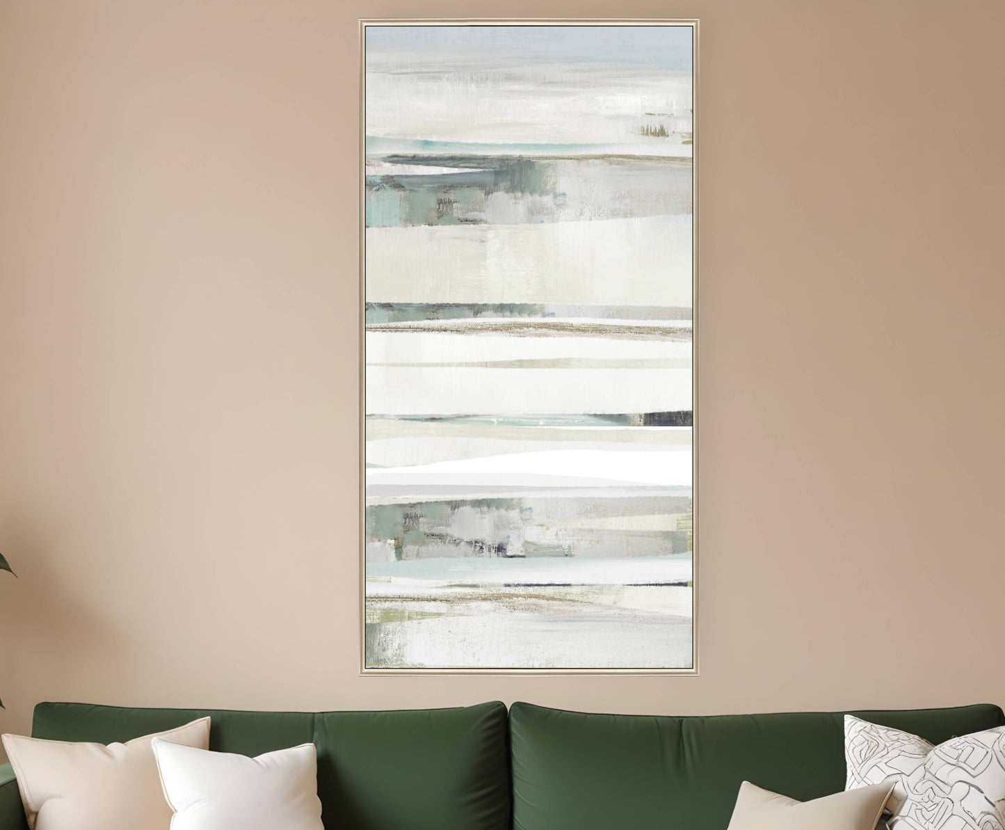 Capas II Silver Floater Frame Print Wall Art