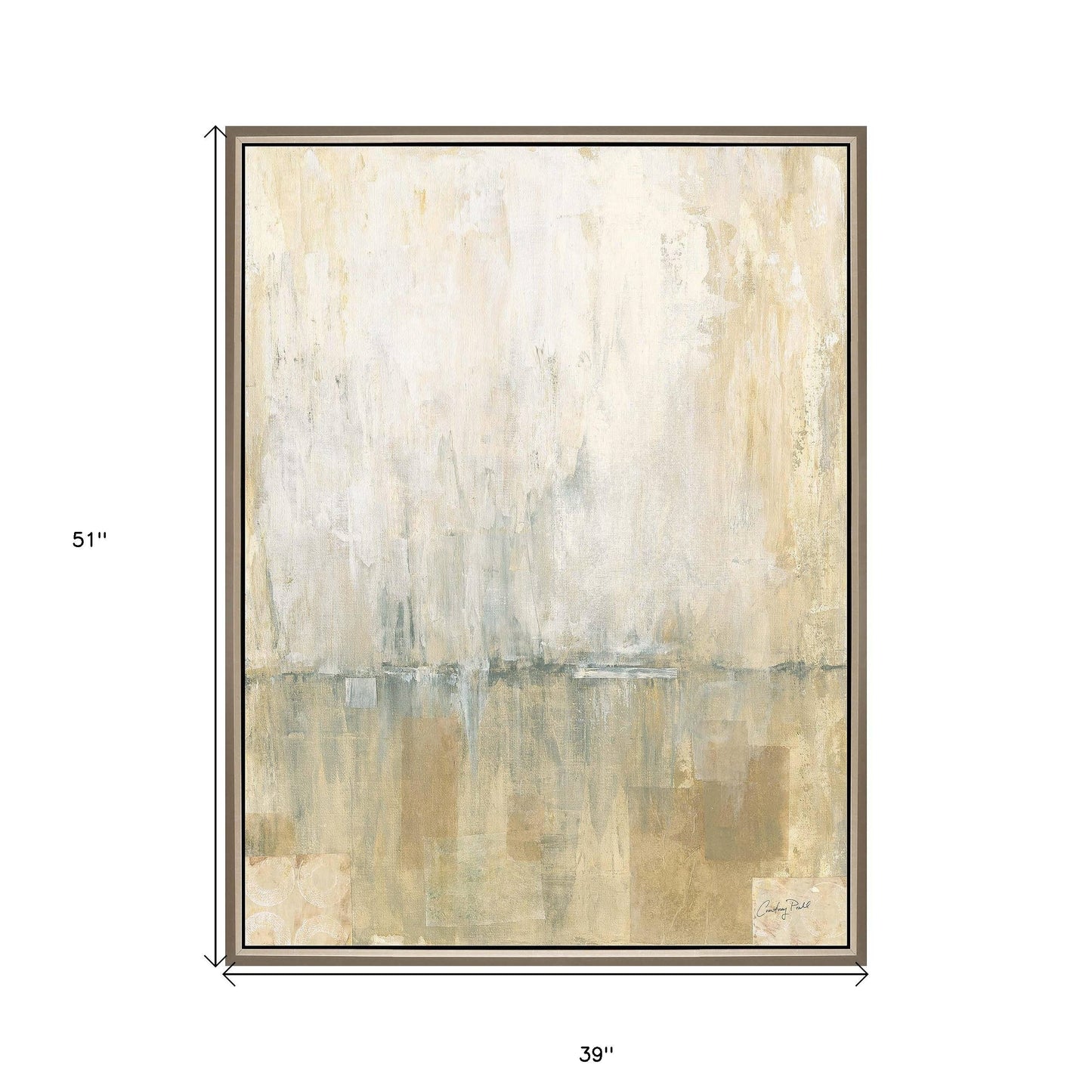 Morning Light I Silver Floater Frame Print Wall Art