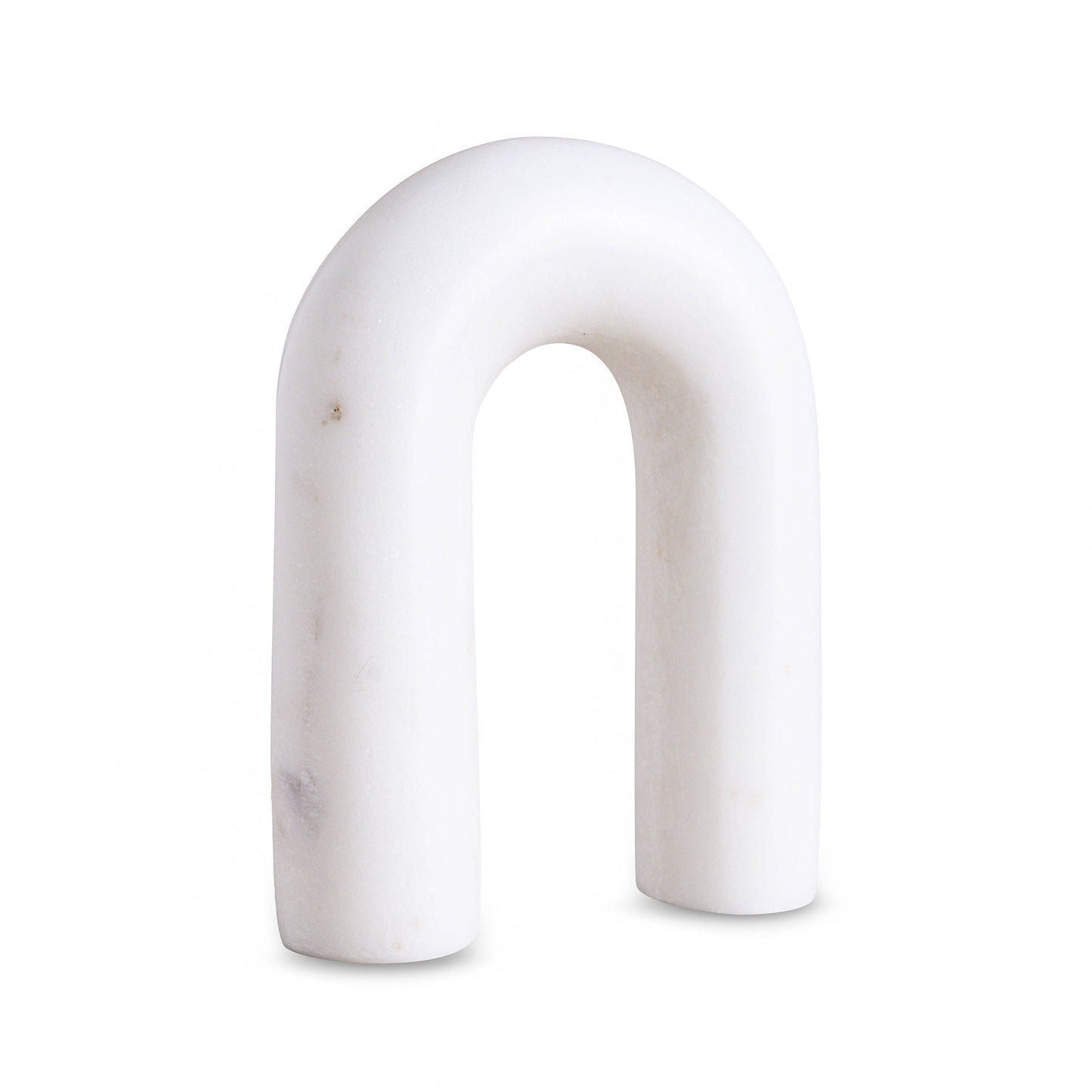 Sm. White Marble Arch Figurine: Marble / White