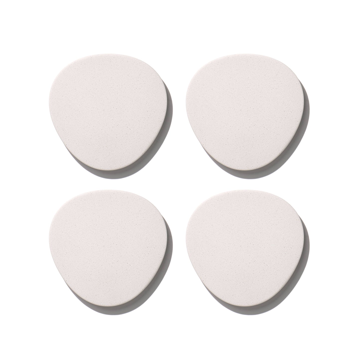 4 Piece Coaster Set (Marble Infused): Luna