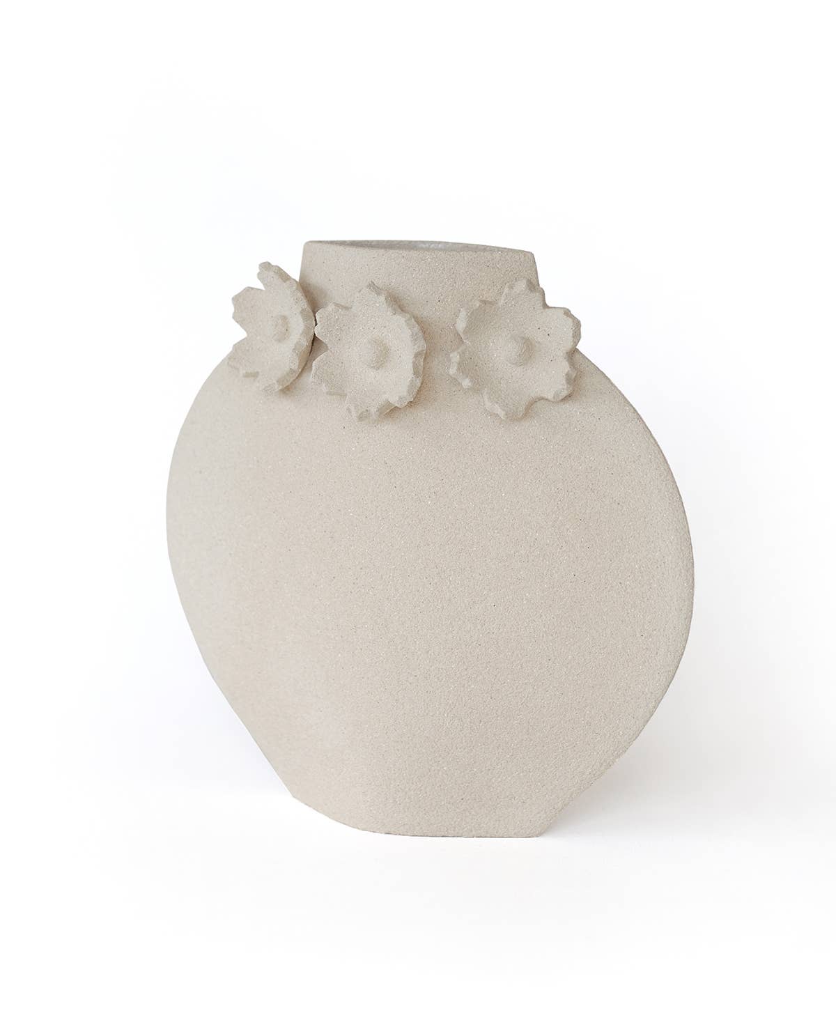 Ceramic Summer Vase 'Sculptural Flowers'