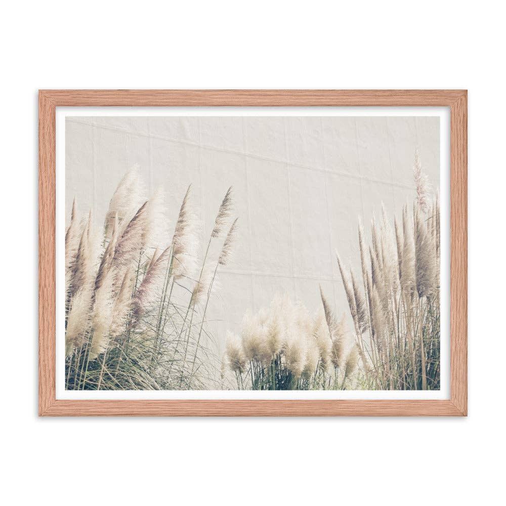 In the Wind - Framed Print: White / 18″×24″