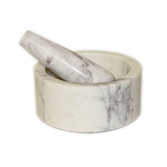 Mortar & Pestle LP White Marble - WHITE