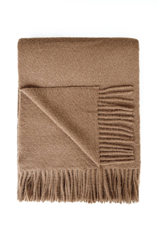 Cork Alpaca Wool Throw