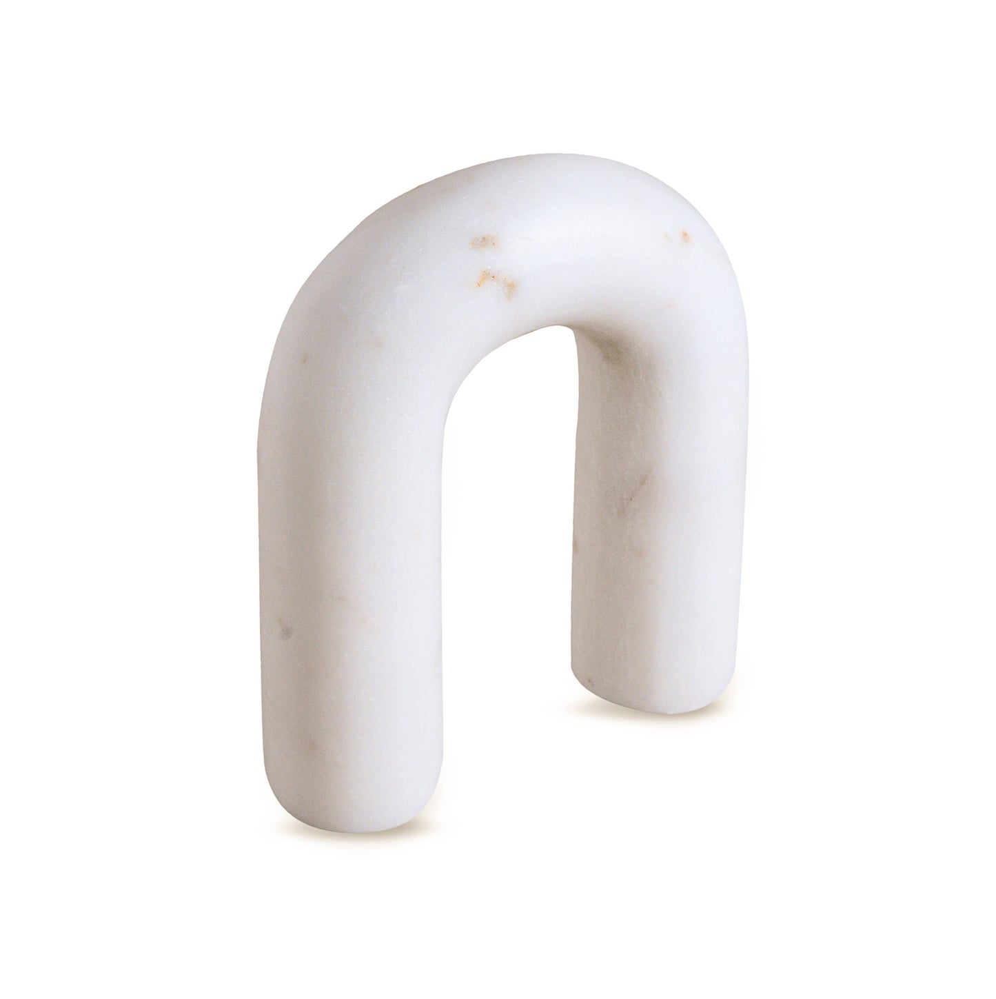Sm. White Marble Arch Figurine: Marble / White