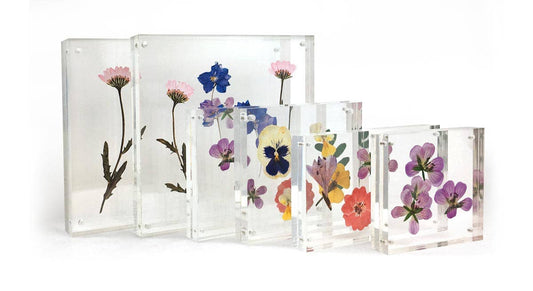 Isaac Jacobs Super Thick Clear Acrylic Magnetic Photo Frame