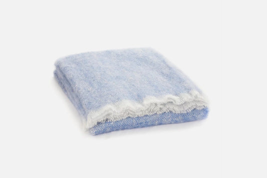 Azure Mooneen Mohair Throw