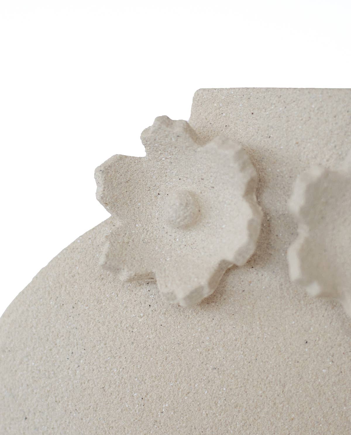 Ceramic Summer Vase 'Sculptural Flowers'