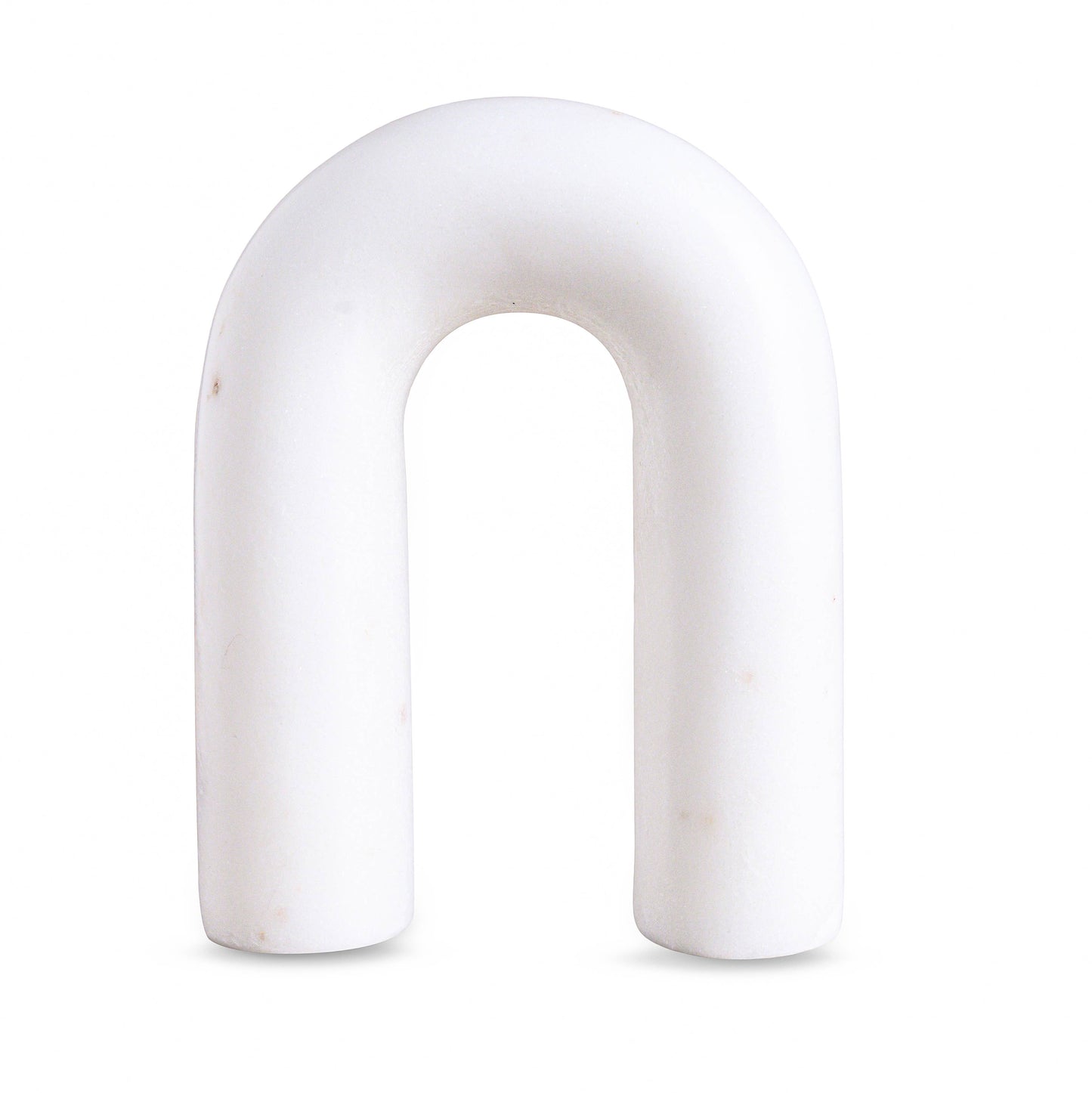 Sm. White Marble Arch Figurine: Marble / White