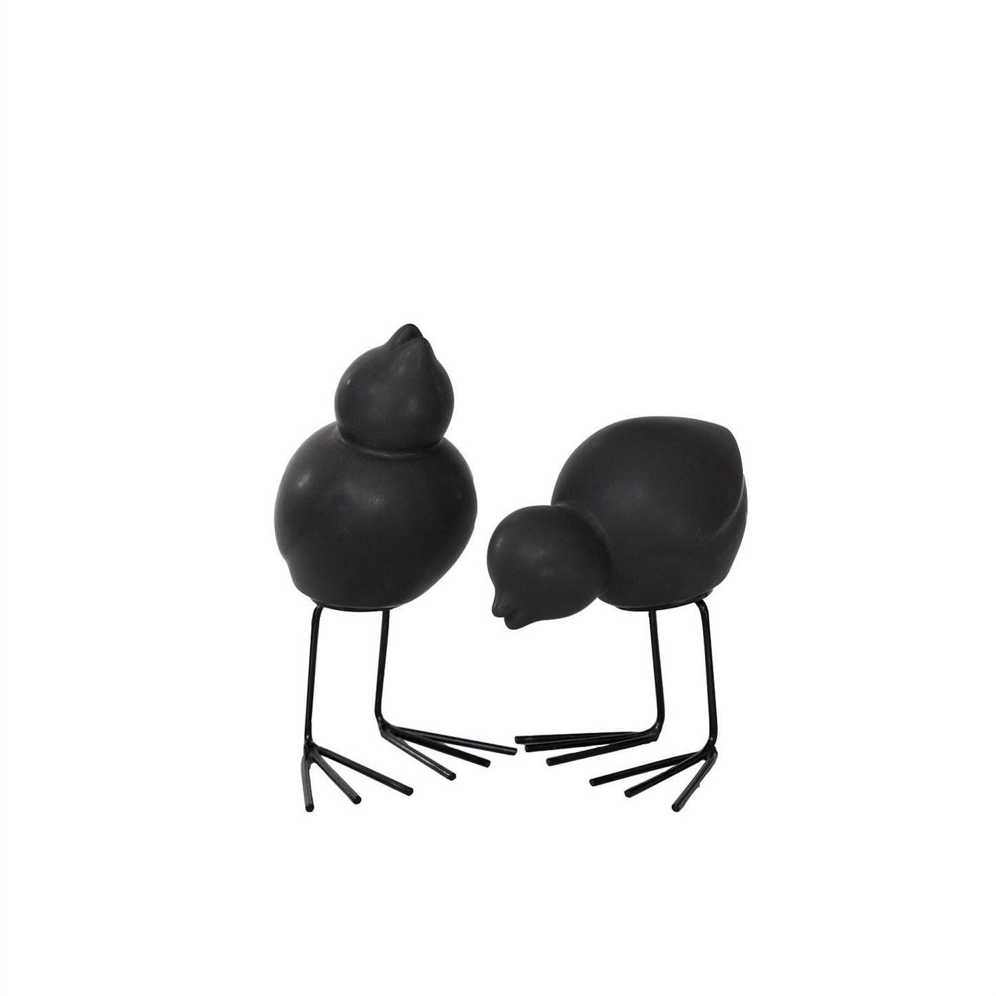 SWEDISH BIRD (2-set) black: Black / CERAMIC