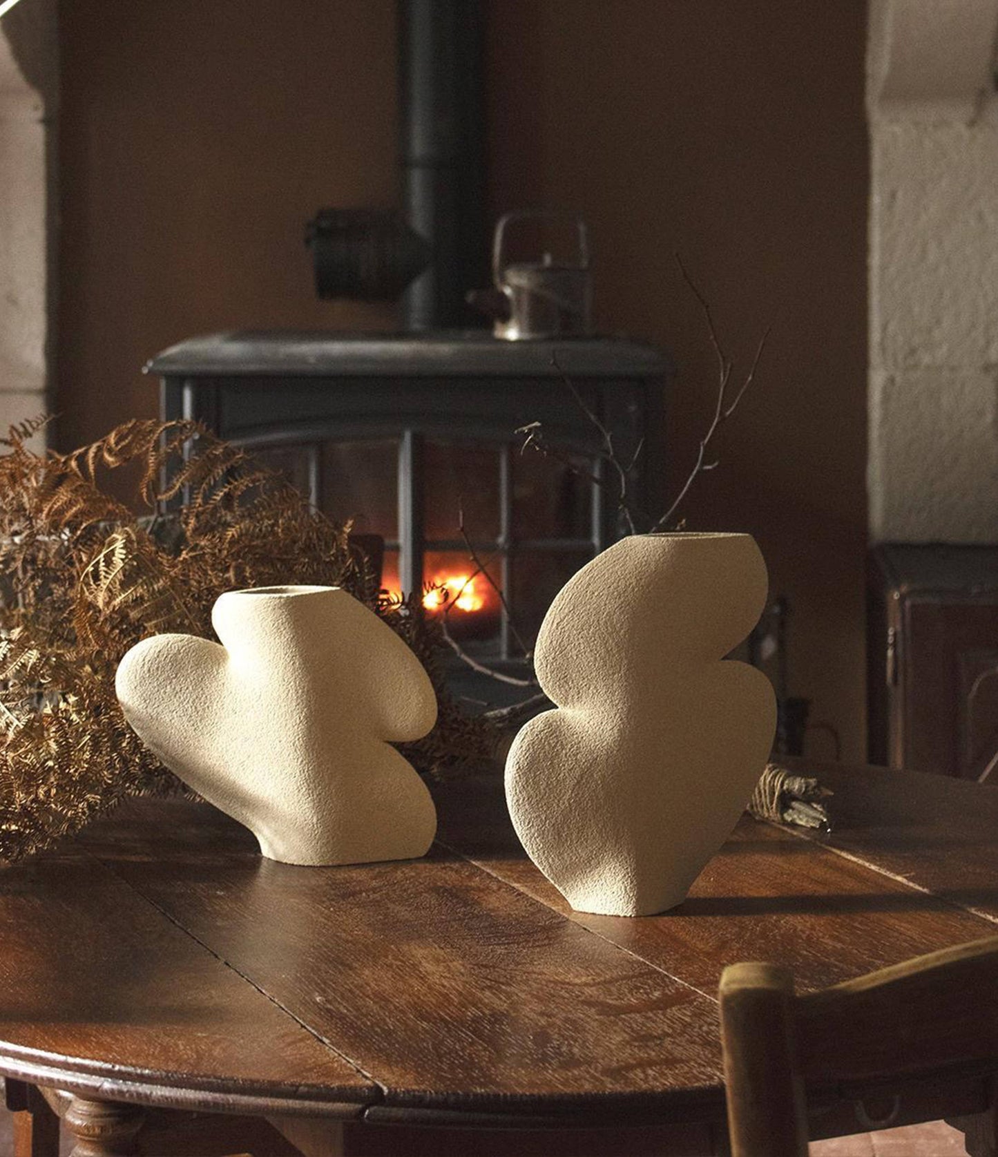 Ceramic Vase 'Ellipse N°1 - White'