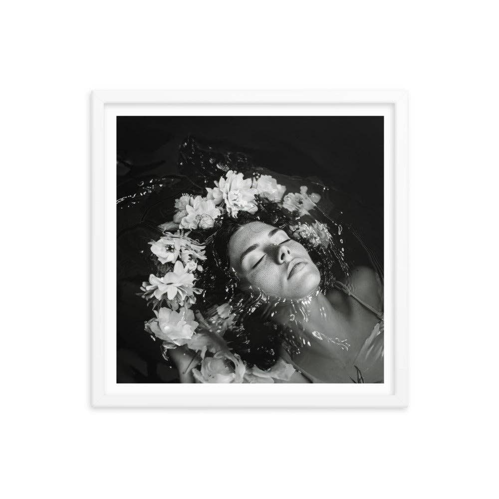 Annabelle - Framed Print Black and White Photography Modern: Black / 24″×36″