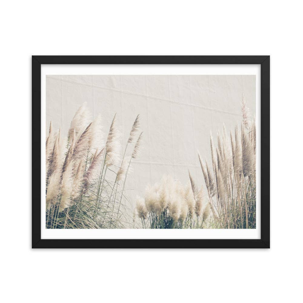 In the Wind - Framed Print: White / 18″×24″