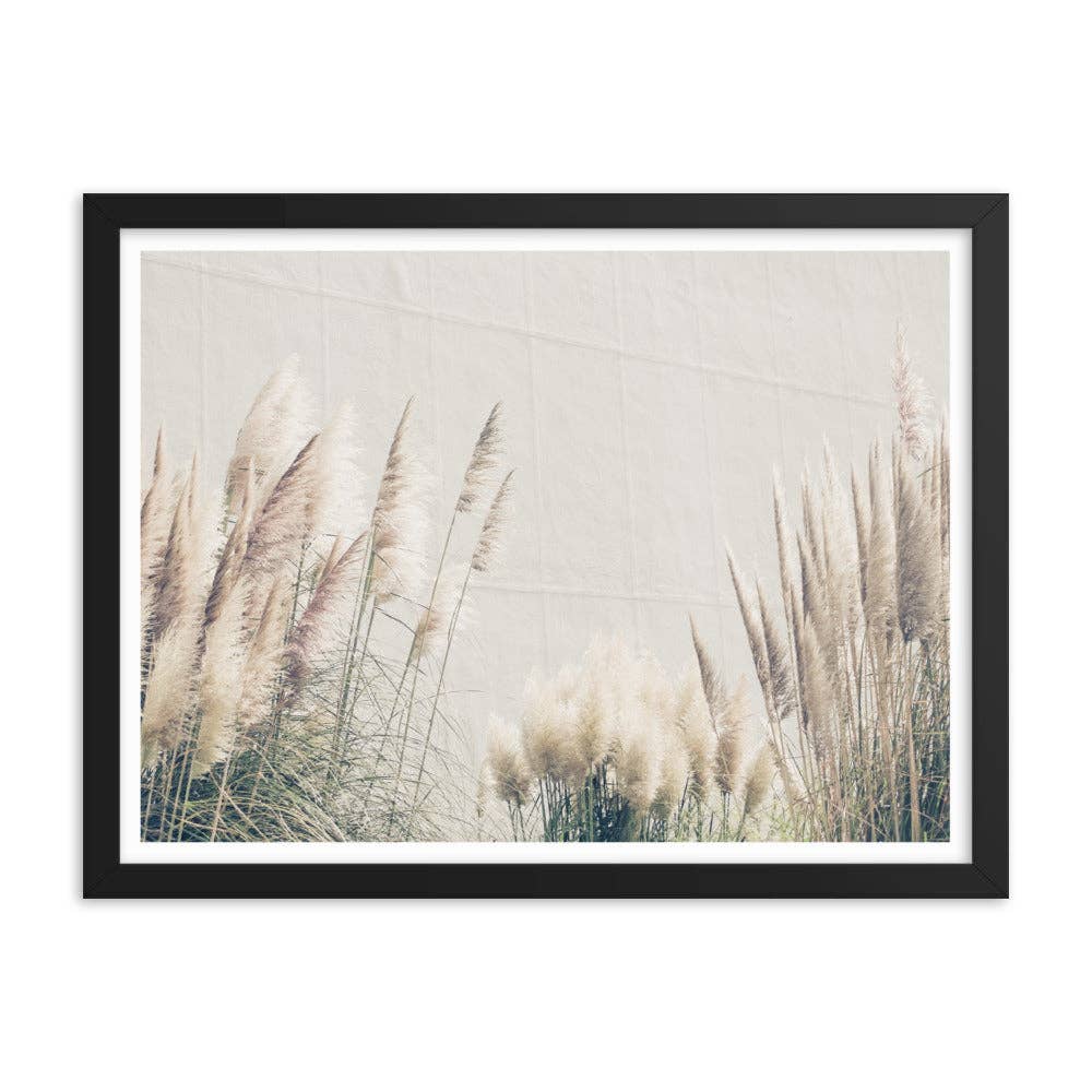 In the Wind - Framed Print: White / 18″×24″