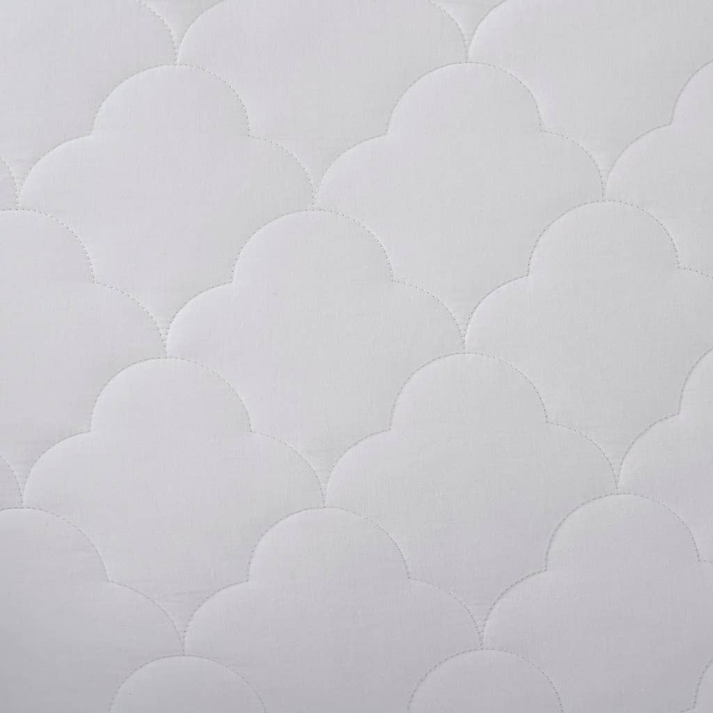 All Natural Cotton Percale Quilted Mattress Pad: Cal King