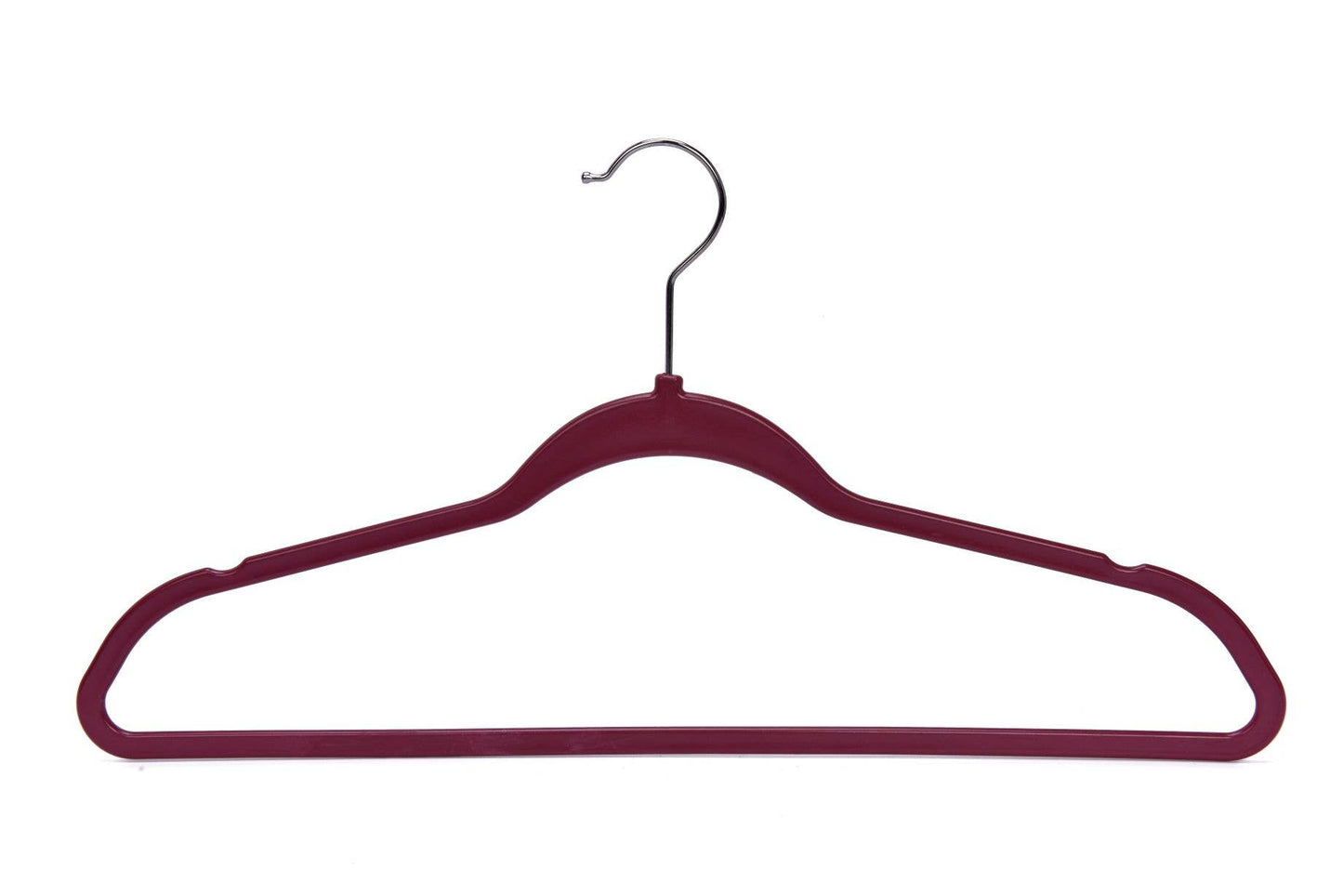 Space saving Plastic Shirt Hangers - 200/case: Ivory