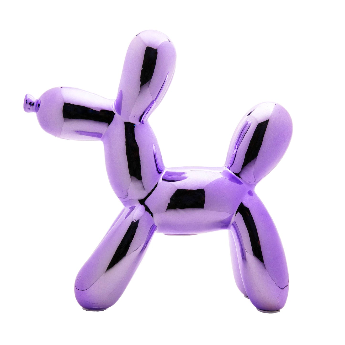 Lavender Ceramic Dog Piggy Bank - 12" tall