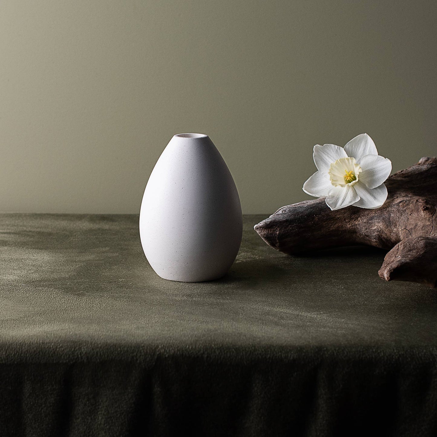 Teardrop Taper Candlestick Holders (Marble Infused): Medium