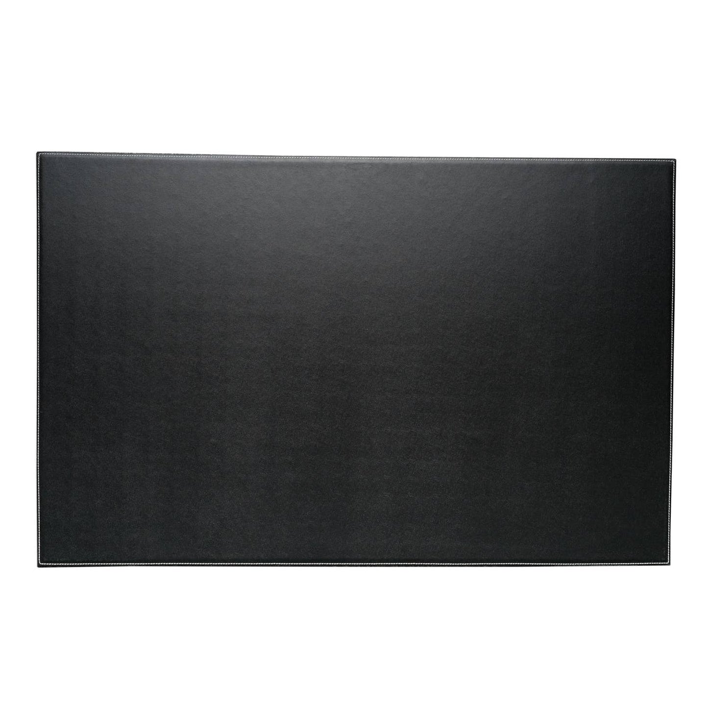 Black Leather 18"x28" Desk Pad.: Black