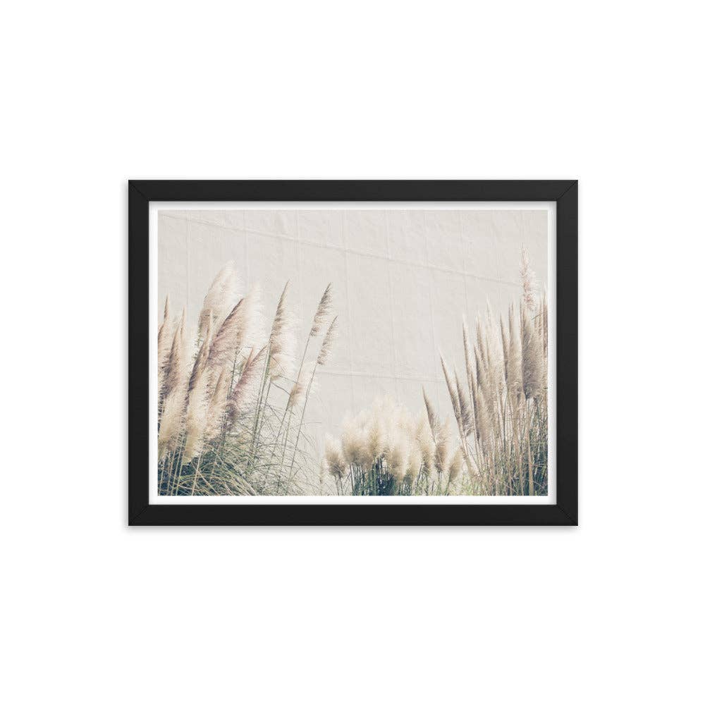 In the Wind - Framed Print: White / 18″×24″