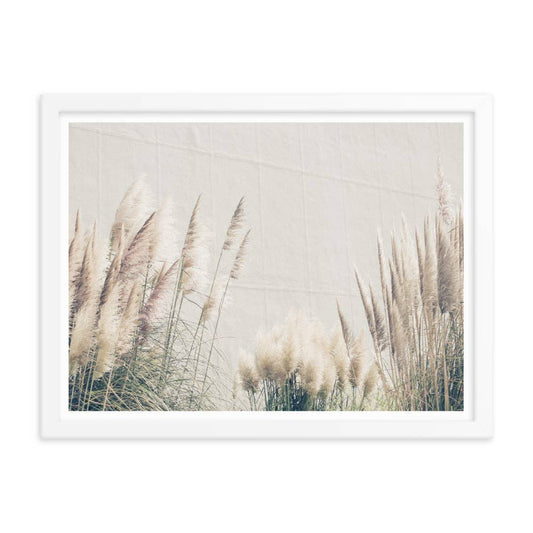 In the Wind - Framed Print: White / 18″×24″