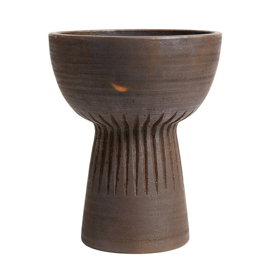 Bowl Fire L - Brown / Black Terracotta: Brown / TERRACOTTA