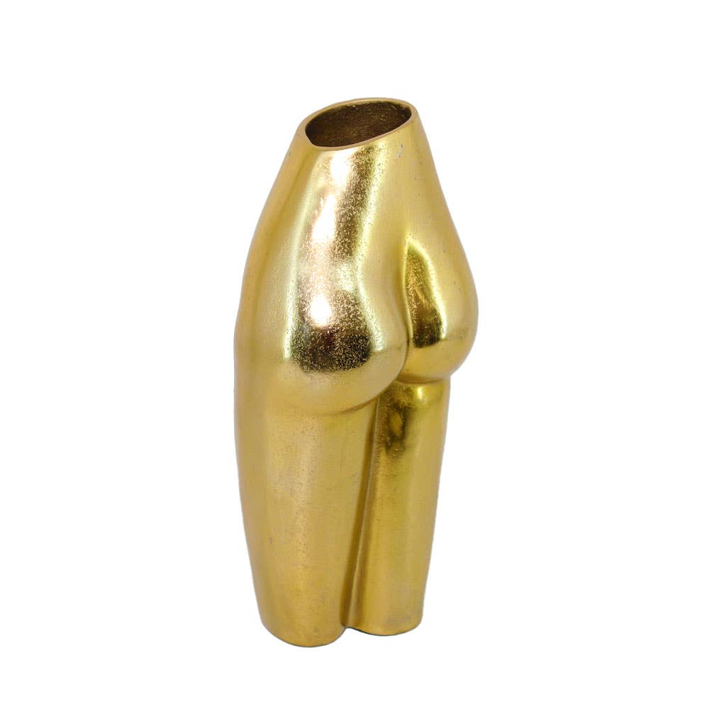 Dama Tall Gold Lady Vase