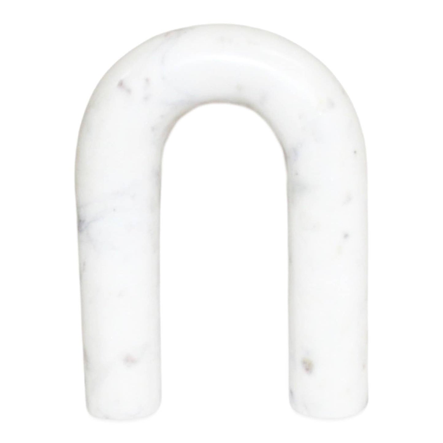 Med. White Marble Arch Figurine: Marble / White