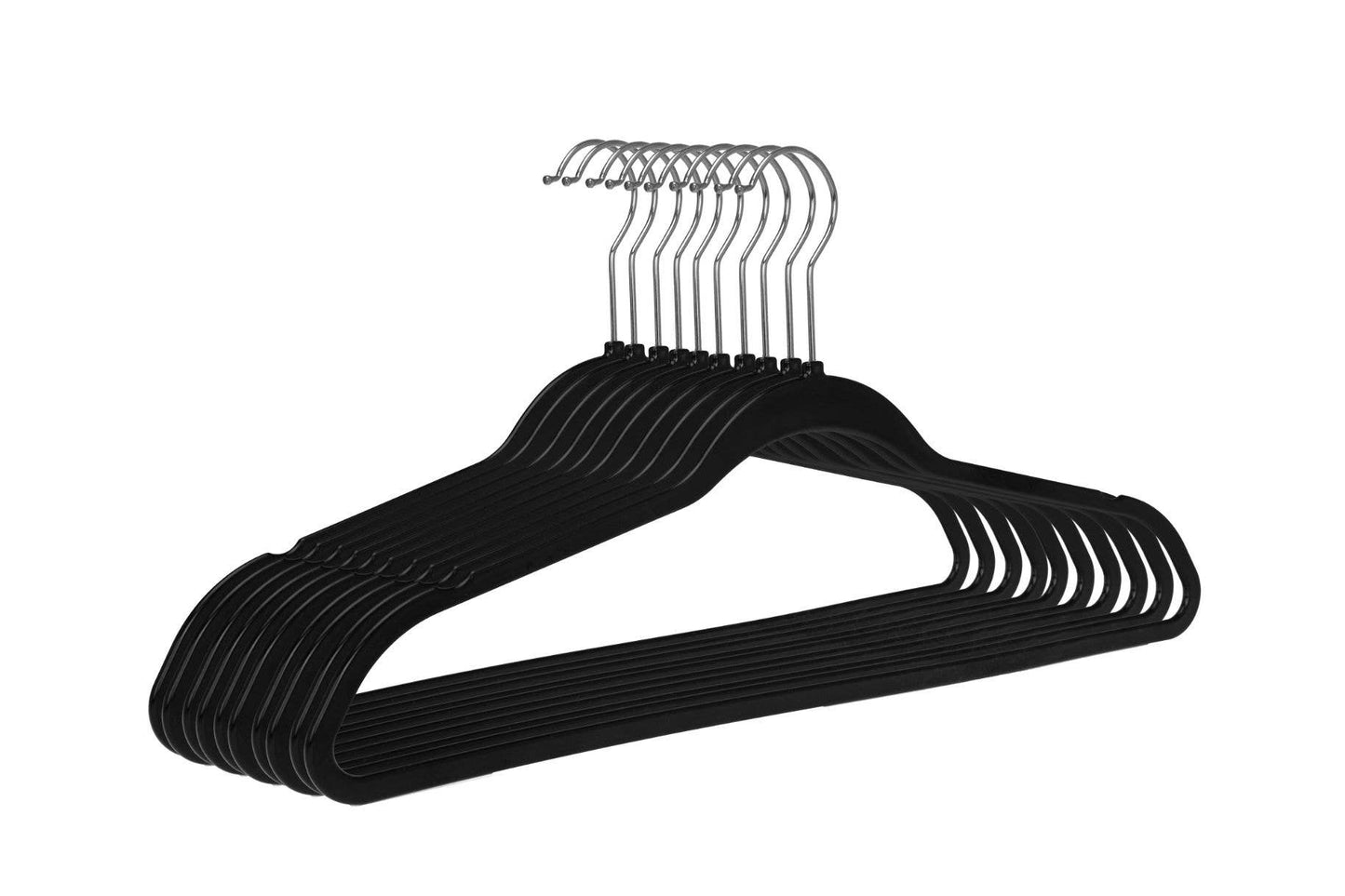 Space saving Plastic Shirt Hangers - 200/case: Ivory